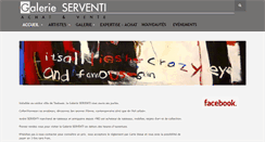 Desktop Screenshot of galerieserventi.com